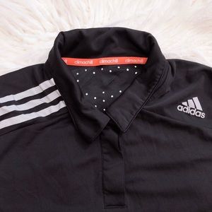 Adidas- Black Collar t-shirt